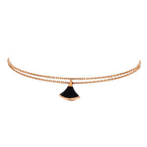 Bvlgari Divas' Dream Bracelet 18K Rose Gold and Onyx